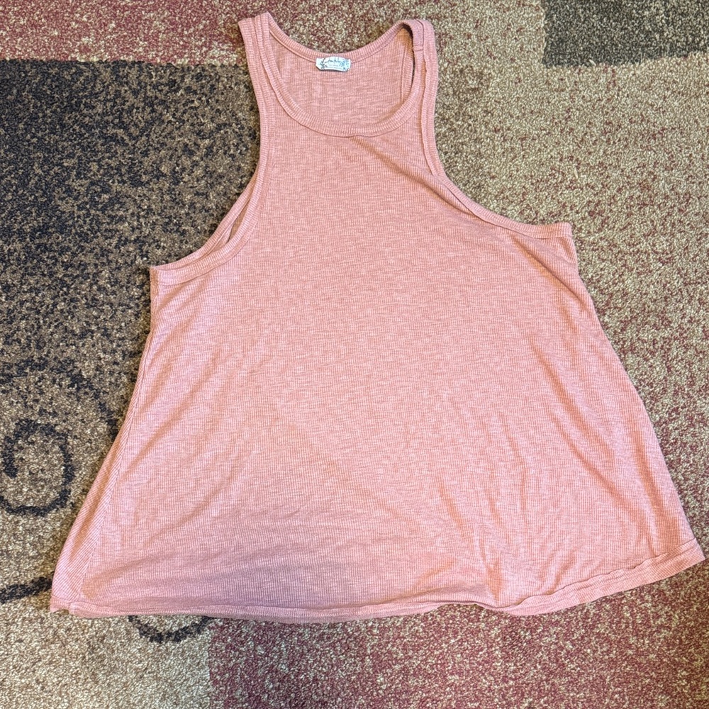 Flowy racer back tank top
